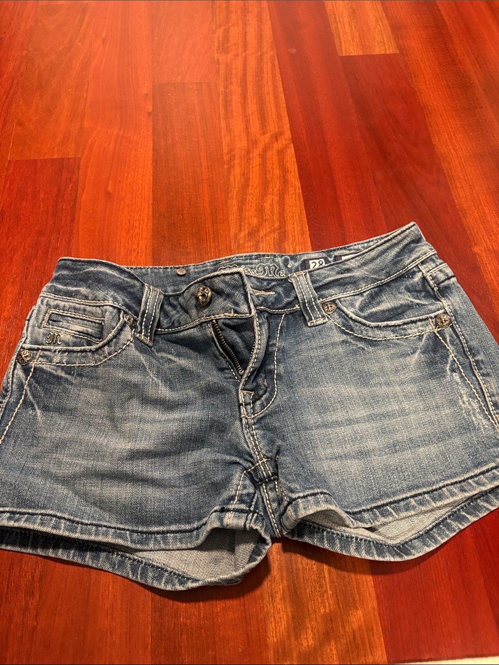 2 items Miss Me Light Blue Washed Denim Jean Shorts